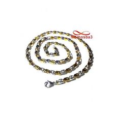 Chaîne En Acier Inoxydable Argenté + DORE au meilleur prix au Maroc