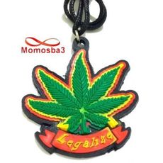 Collier Fil Noir Réglable Avec Pendentif Legalize Marijuana Silicone - Unisex au meilleur prix au Maroc
