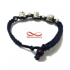 Bracelet Fil Avec 3 Têtes de mort - Unisex au meilleur prix au Maroc