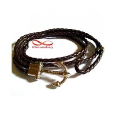 Bracelet Marine Cuir MARRON - Unisex au meilleur prix au Maroc