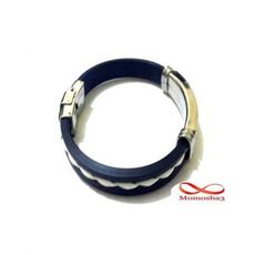 Bracelet En Acier Inoxydable Et Silicone + Cuir (Réglable) au meilleur prix au Maroc