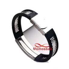 Bracelet En Acier Inoxydable Et Silicone Pour Homme (Réglable) au meilleur prix au Maroc