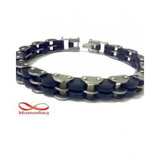 Bracelet En Acier Inoxydable Et Silicone (Réglable) au meilleur prix au Maroc