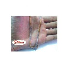 Chaîne En Acier Inoxydable + Plaqué OR JAUNE Torsadé Unisex au meilleur prix au Maroc