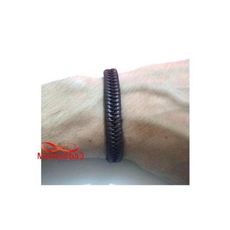 Bracelet Cuir MARRON Avec Fil Réglale - Unisex au meilleur prix au Maroc