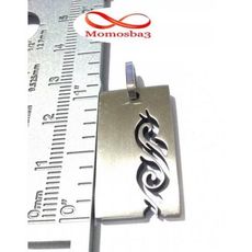 Chaîne En Acier Inoxydable Pendentif Plaque Patterned - Unisex au meilleur prix au Maroc