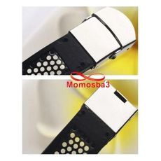 Bracelet En Acier Inoxydable Et Silicone Pour Homme (Réglable) au meilleur prix au Maroc