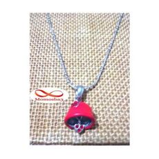 Chaine Pour Femme Avec Pendentif Cloche ROUGE Avec Coeur au meilleur prix au Maroc