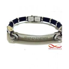 Bracelet En Silicon Et Acier Inoxydable - Unisex au meilleur prix au Maroc