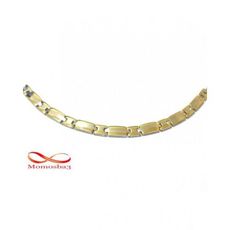 Bracelet En Acier Inoxydable - Argent & DORE au meilleur prix au Maroc