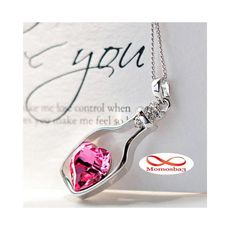 Chaîne Avec Pendentif Cœur ROSE Pour Femme au meilleur prix au Maroc