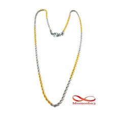 Chaîne En Acier Inoxydable + Plaqué OR JAUNE Torsadé Unisex au meilleur prix au Maroc