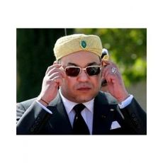 Bracelet Mohammed VI Fil Noir Réglable Avec Pendentif Pièce En Acier Inoxydable - Unisex au meilleur prix au Maroc