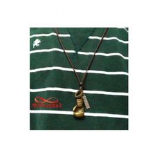 Collier Cuir MARRON Réglable Avec Pendentif GANT DE BOXE - Unisex au meilleur prix au Maroc