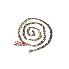 Chaîne En Acier Inoxydable Argenté + DORE au meilleur prix au Maroc