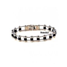 Bracelet Chaine Vélo En Acier Et Silicone Unisex - Réglable au meilleur prix au Maroc