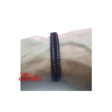 Bracelet Cuir MARRON Avec Fil Réglale - Unisex au meilleur prix au Maroc