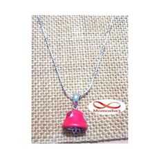 Chaine Pour Femme Avec Pendentif Cloche ROUGE Avec Coeur au meilleur prix au Maroc