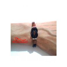 Bracelet Marine Cuir Noir - Unisex au meilleur prix au Maroc