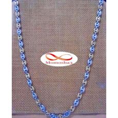 Chaîne Grain De Café De Taille Moyenne Argent Et DORE En Acier Inoxydable au meilleur prix au Maroc