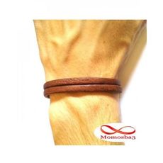 Bracelet Marine En Cuir MARRON Ancre BRONZE (Réglable) au meilleur prix au Maroc