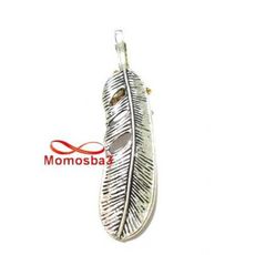 Chaine En Acier Inoxydable Avec Pendentif Plume - Unisex au meilleur prix au Maroc