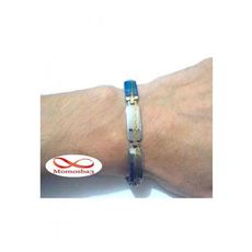 Bracelet En Acier Inoxydable - Argent & DORE au meilleur prix au Maroc