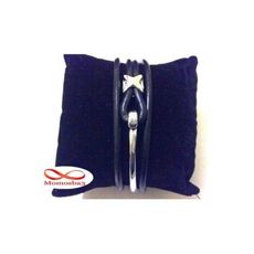 Bracelet En Cuir Noir Fermoir En Acier Inoxydable - Unisex au meilleur prix au Maroc