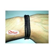 Bracelet Fishtail Cuir + Fermoir En Acier Inoxydable au meilleur prix au Maroc