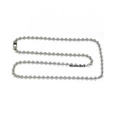 Chaine Maille Boule En Acier Inoxydable - Unisex au meilleur prix au Maroc