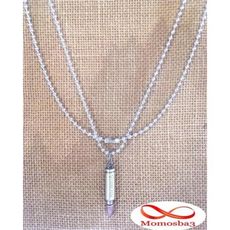 Chaine Avec Pendentif Balle Vcross Fire En Acier Inoxydable au meilleur prix au Maroc