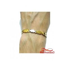 Bracelet En Acier Inoxydable Argenté + DORE Unisex Réglable au meilleur prix au Maroc