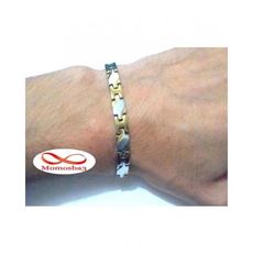 Bracelet En Acier Inoxydable - Argenté + DORE au meilleur prix au Maroc