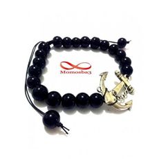 Agate Verre Avec Pendentif Ancre Marine (Fil Réglable) au meilleur prix au Maroc