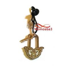 Collier Fil Noir Et Pendentif En Acier Inoxydable - Unisex au meilleur prix au Maroc