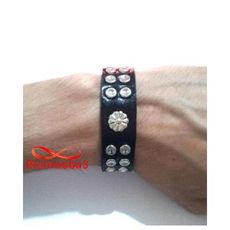 Bracelet Skaï Noir Avec Bouton Unisex - Réglable au meilleur prix au Maroc