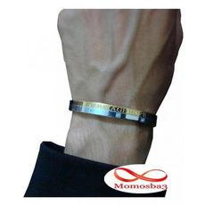 Bracelet Courage Hope En Acier Inoxydable avec 3 pierres au meilleur prix au Maroc