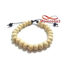 Agate Bois Sur Cordon - Réglable au meilleur prix au Maroc