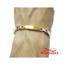 Bracelet En Acier Inoxydable Argenté + DORE Unisex Réglable au meilleur prix au Maroc