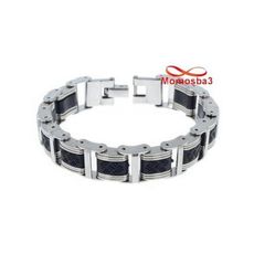 Bracelet En Acier Inoxydable Et Silicone (Réglable) au meilleur prix au Maroc