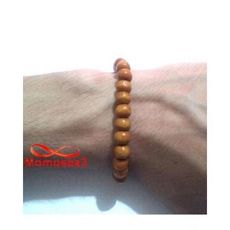 Agate Bois Sur Cordon Réglable au meilleur prix au Maroc