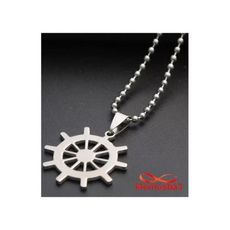 Chaine avec Pendentif Marine - Acier Inoxydable au meilleur prix au Maroc