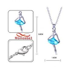 Chaîne Et Pendentif Avec Pierre BLEU Pour Femme au meilleur prix au Maroc