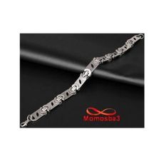 Gourmette En Acier Inoxydable Argenté Bracelet Unisex au meilleur prix au Maroc