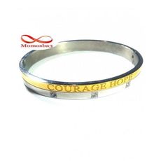 Bracelet Courage Hope En Acier Inoxydable avec 3 pierres au meilleur prix au Maroc