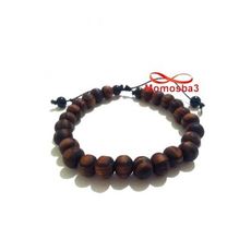 Agate Bois MARRON Cordon Réglable - Unisex au meilleur prix au Maroc