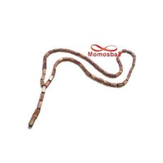 Collier Agate Bois MARRON + Perle Noir au meilleur prix au Maroc