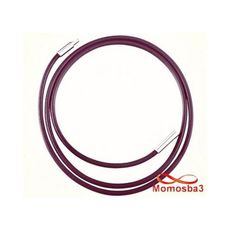 Collier Et Bracelet 3 Tour Cuir MARRON 54cm Fermoir En Acier Inoxydable Argenté au meilleur prix au Maroc