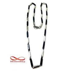 Chaîne En Acier Inoxydable Argenté + Noir Unisex au meilleur prix au Maroc