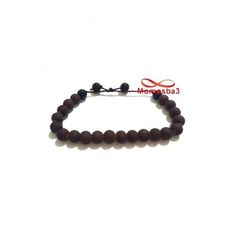 Agate MARRON Mat Avec Fil Réglable - Unisex au meilleur prix au Maroc